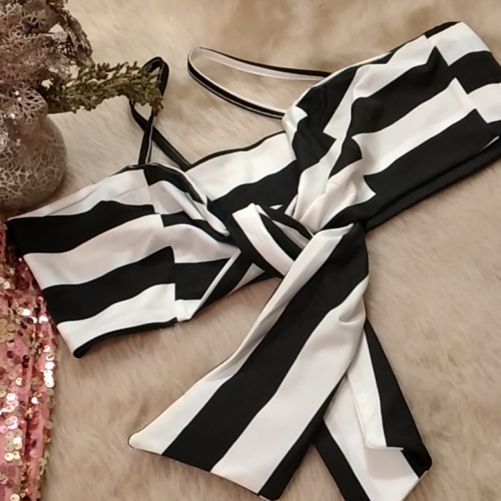 🔥Striped two piece Skirt set - Picture 7 of 8